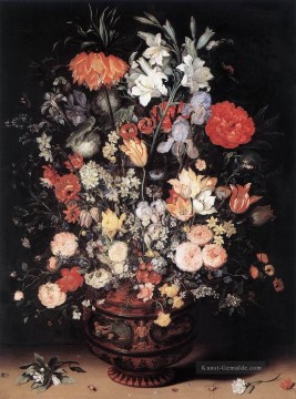 Blumen in einer Vase Flämisch Jan Brueghel der Ältere Ölgemälde